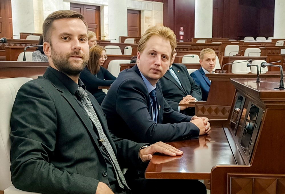 Работник «Нафтана» в составе молодежного актива Витебской области пообщался с Владимиром Андрейченко