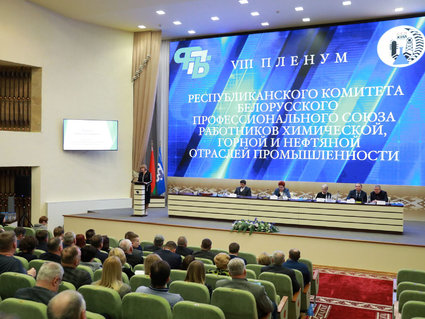 В Минске состоялся VIII пленум Республиканского комитета Белхимпрофсоюза