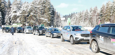 Автопробег завершен в древнейшем городе Беларуси