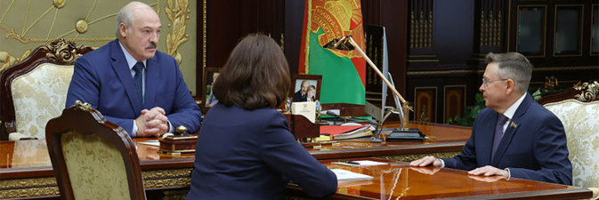 Глава государства принял с докладом генерального директора «Белоруснефти» 