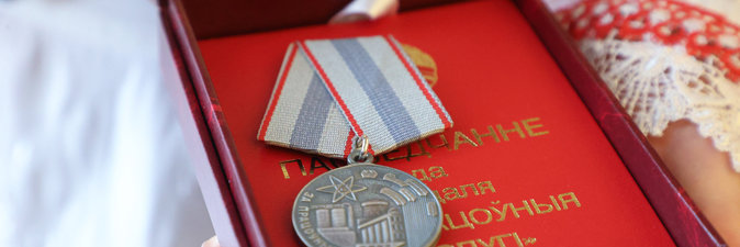 Медали «За трудовые заслуги» удостоены лучшие 