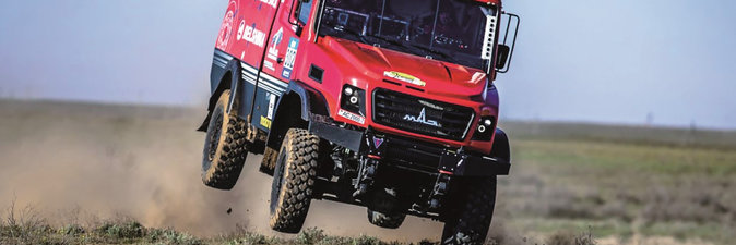 Грузовики «МАЗ-СПОРТавто» мчатся к победам на шинах от «Белшины»