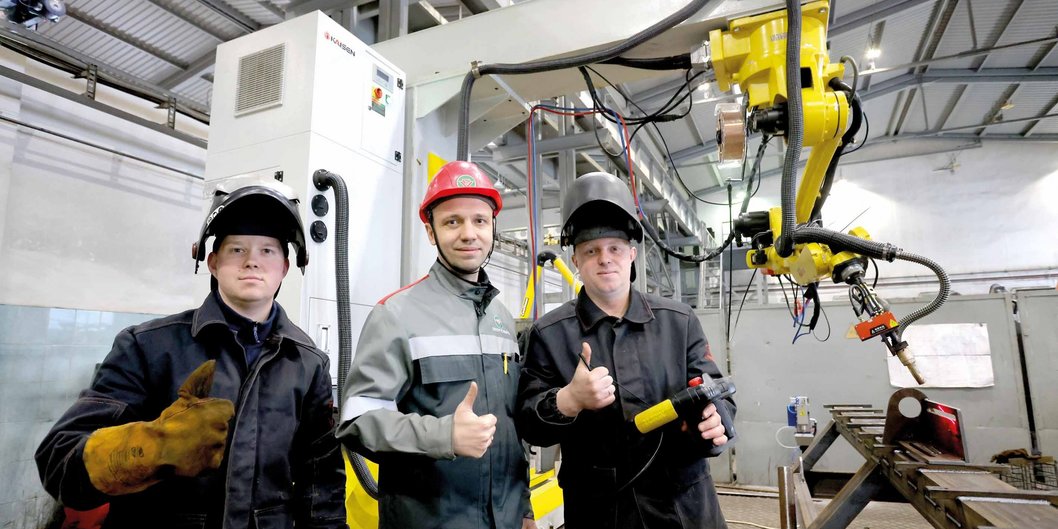 Специалистам ПУ «Нефтебурсервис» помогает робот-сварщик