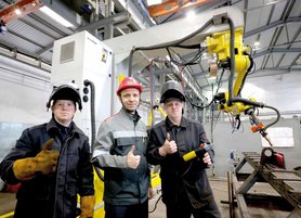 Специалистам ПУ «Нефтебурсервис» помогает робот-сварщик