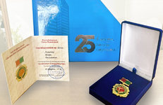 Генеральный директор ОАО «Гродно Азот» Игорь Ляшенко отмечен «За заслугі ў будаўніцтве» 