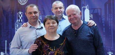 Рабочий стаж династии нефтепереработчиков Мишковых — 115 лет