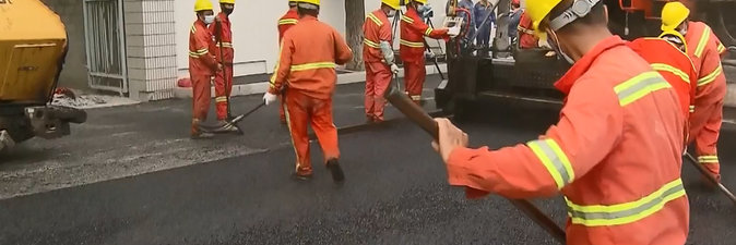 В Шанхае начали использовать экологически чистый асфальт