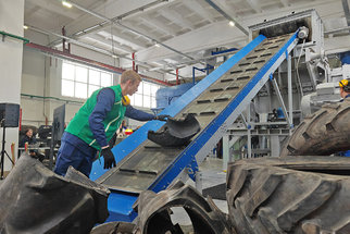 Комплекс по переработке шин открыли в Новополоцке