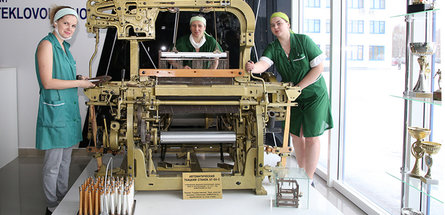 Уникальный экспонат музея ОАО «Полоцк­Стекловолокно»