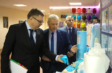 ОАО «СветлогорскХимволокно» посетил министр экономики