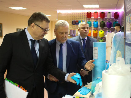 ОАО «СветлогорскХимволокно» посетил министр экономики