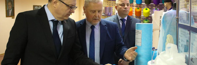 ОАО «СветлогорскХимволокно» посетил министр экономики