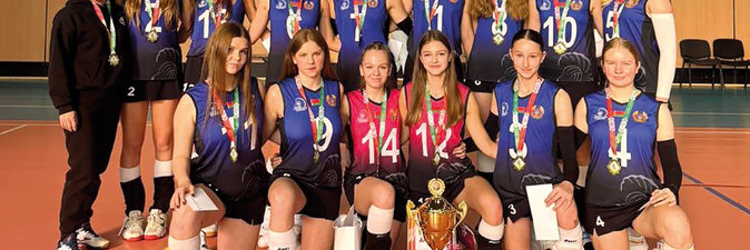 Юные волейболистки из Мозыря — лучшие в стране