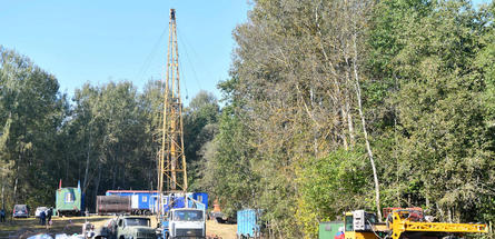 В Витебской области начали бурить скважину