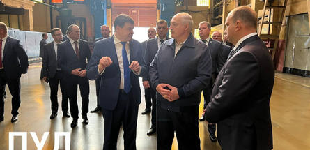 Александр Лукашенко посетил ОАО «Белшина»