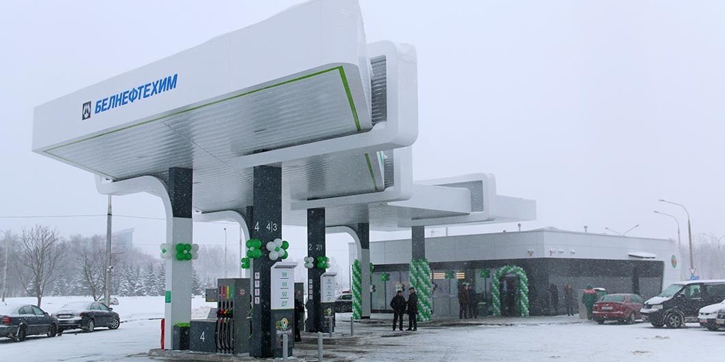 Новая АЗС в Минске на проспекте Победителей