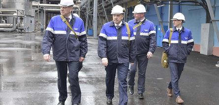 С рабочим визитом ОАО «Гродно Азот» посетил заместитель Премьер-министра Республики Беларусь Юрий Назаров