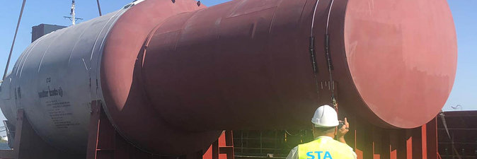 На Мозырский НПЗ доставлено крупногабаритное оборудование для установки каталитического крекинга