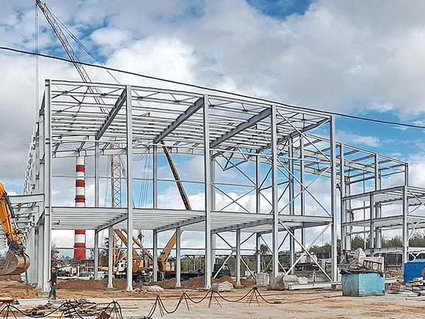 ВЫШЕ И ВЫШЕ. О ходе строительства цеха термохимобработанных электроизоляционных материалов для фольгированных диэлектриков ОАО «Полоцк-Стекловолокно»