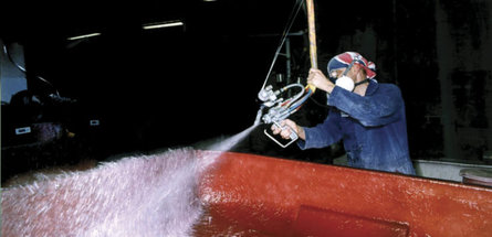 ИННОВАЦИОННЫЕ МАТЕРИАЛЫ «ПОЛОЦК-СТЕКЛОВОЛОКНО»: «sprayup» рассыпающегося ровинга