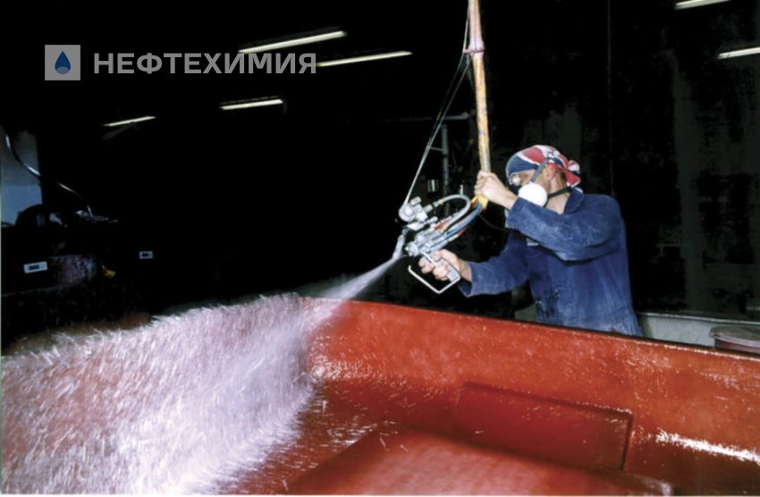 ИННОВАЦИОННЫЕ МАТЕРИАЛЫ «ПОЛОЦК-СТЕКЛОВОЛОКНО»: «sprayup» рассыпающегося ровинга