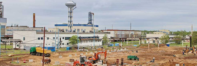 Точки роста уникального цеха ОАО «Полоцк-Стекловолокно», где будут выпускать термохимобработанные электроизоляционные материалы для фольгированных диэлектриков