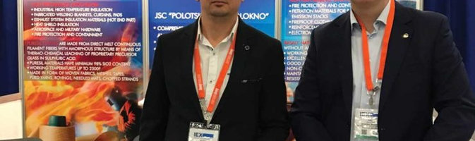 УДАЧНЫЕ КОНТРАКТЫ «ПОЛОЦК-СТЕКЛОВОЛОКНО» на выставке промышленных изоляционных материалов и технологий «IEX USA 2017»