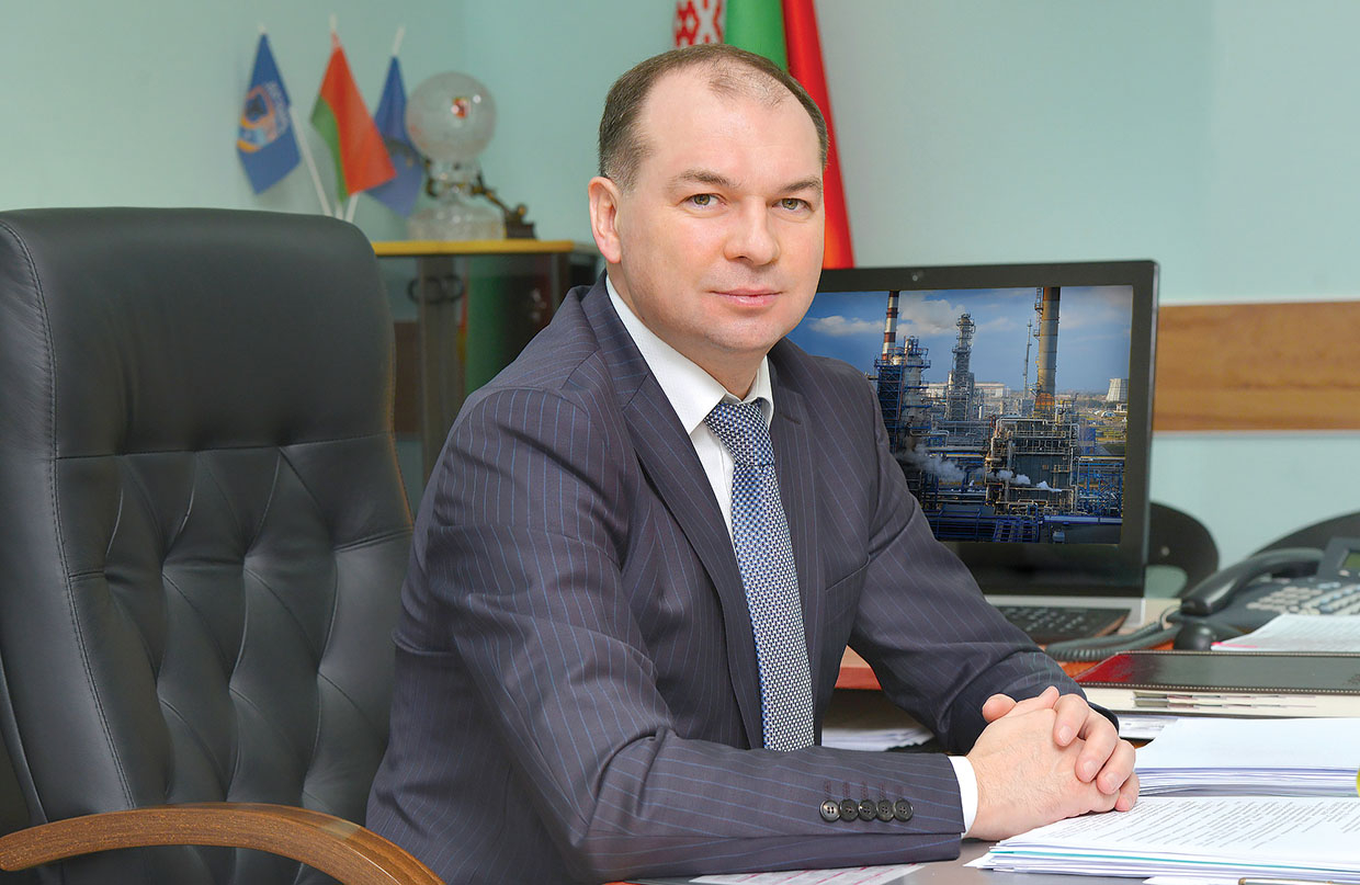 Генеральный директор ОАО «Мозырский НПЗ» Виталий ПАВЛОВ подвел итоги работы коллектива в 2018 году