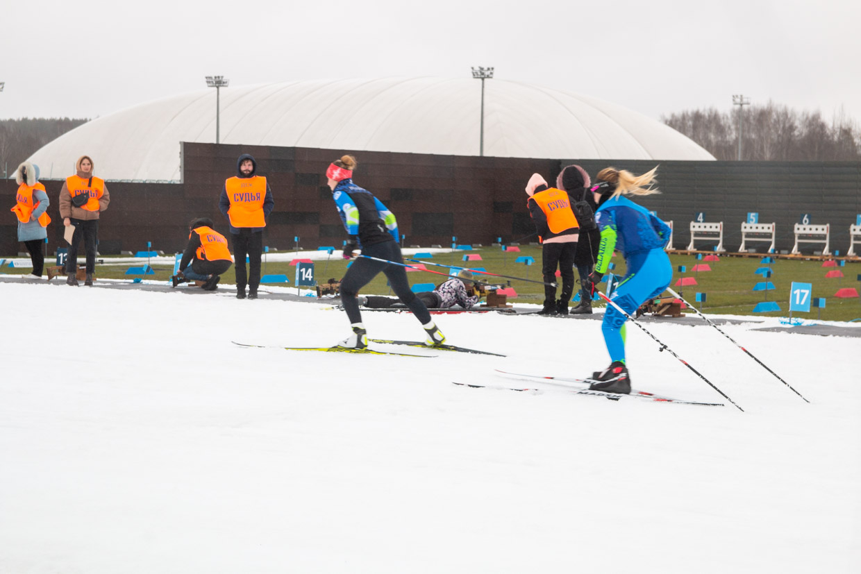 Белорусская лыжня-2021_момент соревнований