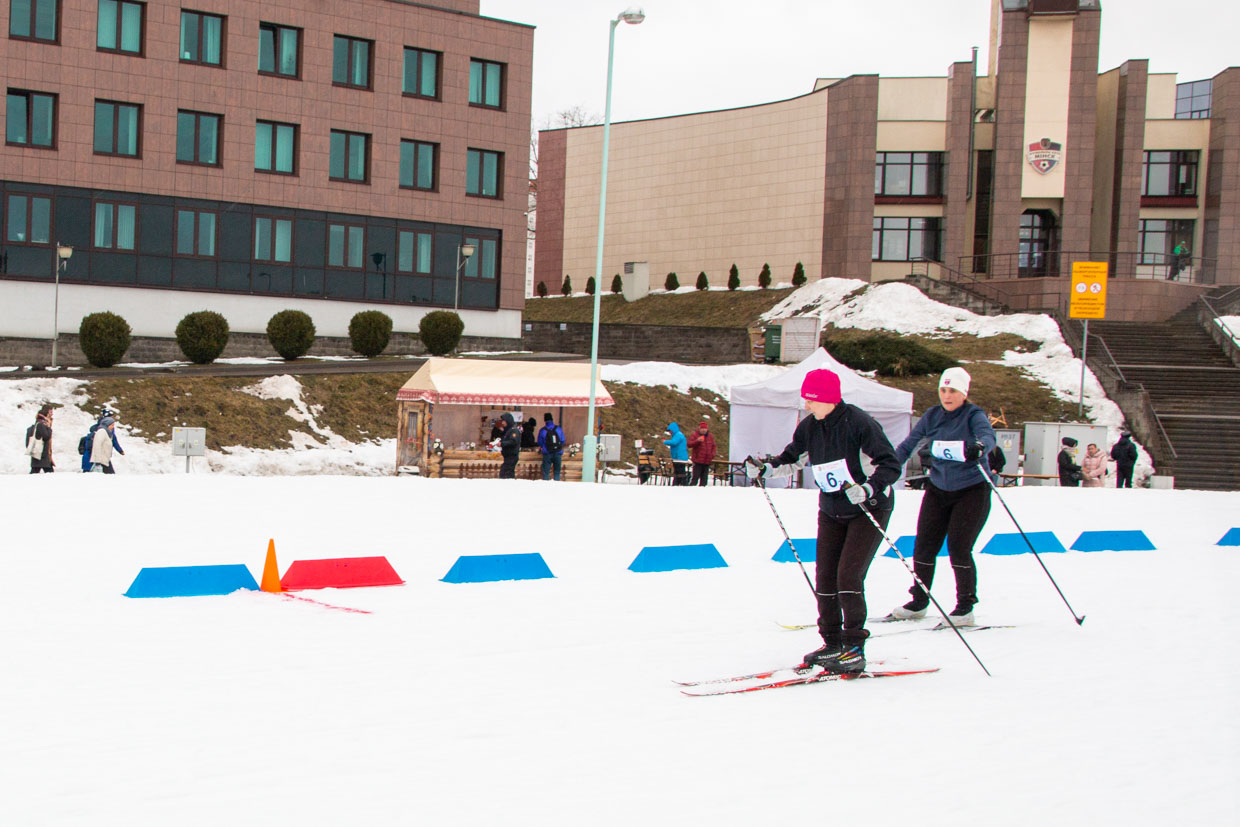 Белорусская лыжня-2021_момент соревнований